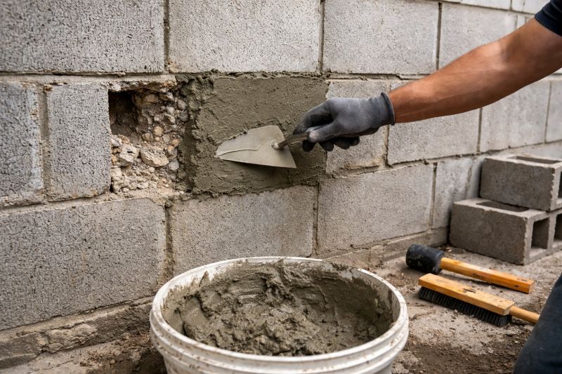 Block Wall Repair in Fountain Inn, SC