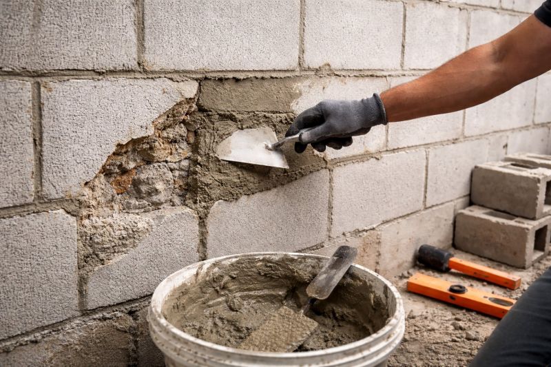 Block Wall Repair in Fountain Inn, SC