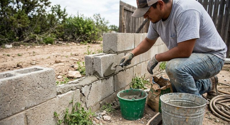 Block Wall Repair in Taylors, SC