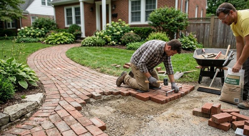Brick Flatwork Repair in Fountain Inn, SC