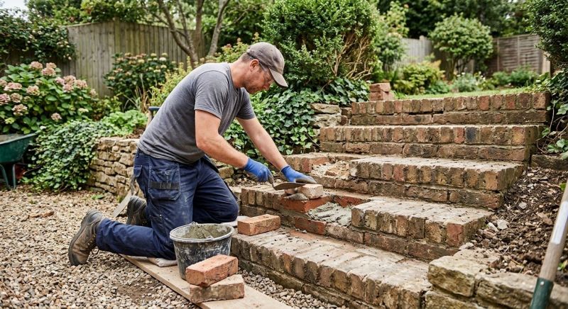 Brick Stairs Repair in Tryon, NC