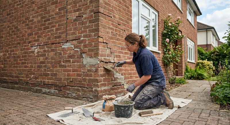 Brick Wall Repair in Fountain Inn, SC