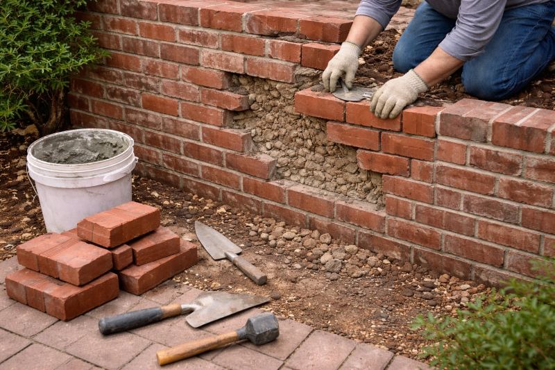 Brick Wall Repair in Travelers Rest, SC