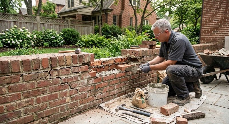 Brick Wall Repair in Travelers Rest, SC