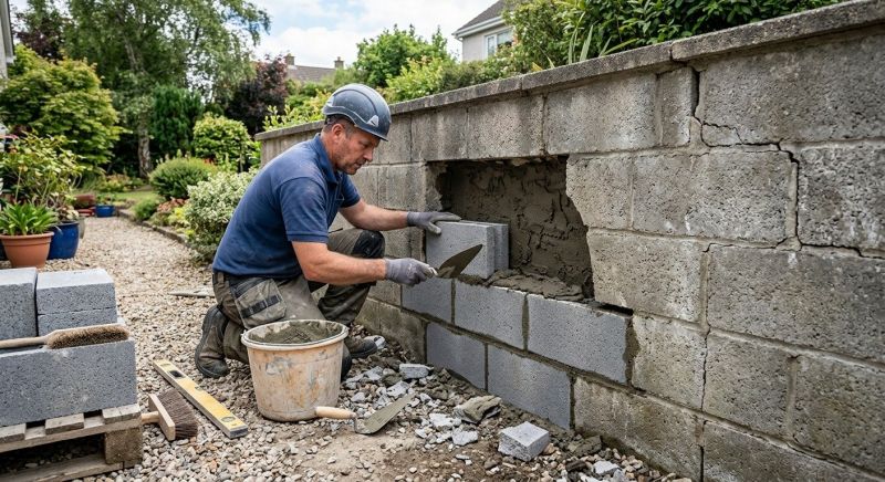 Concrete Block Repair in Spartanburg, SC