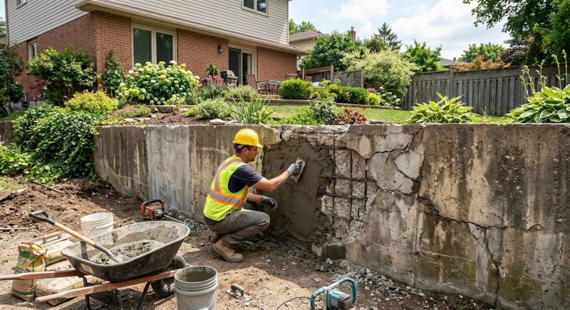 Retaining Wall Repair in Spartanburg County, SC