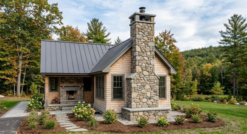 Stone Chimney Installation in Fountain Inn, SC