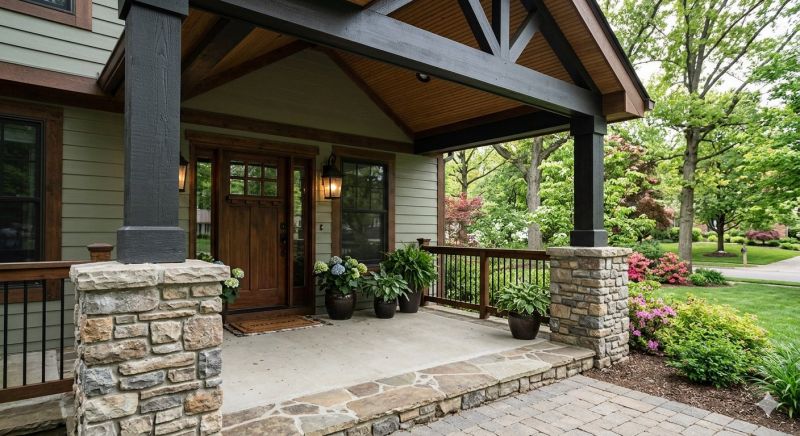 Stone Chimney Installation in Polk County, NC